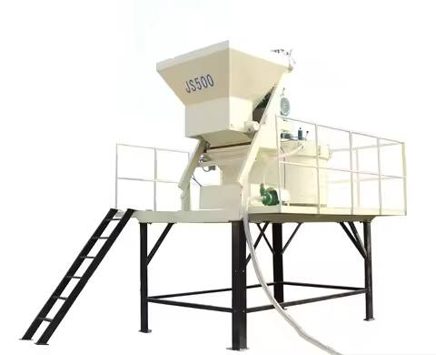 JS500 500L Diesel Powered Concrete Mixer 25M