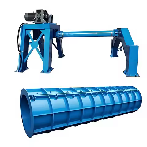 08Industrial Suspension Roller Type Concrete Tube Making