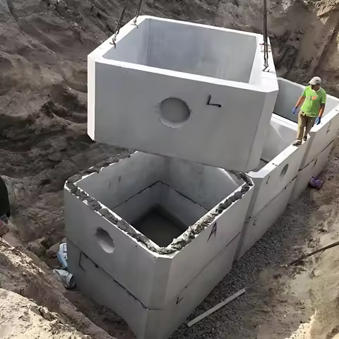 Household Underground Septic Tank Mold Small Scale