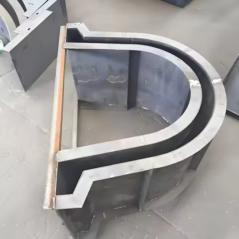 Customizable Large Scale U Drainage Pipe Section